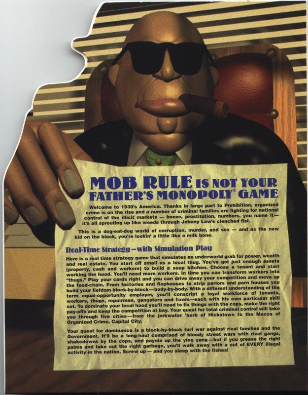 Inside Cover for Mob Rule: Platinum Edition (Windows): Left Flap
