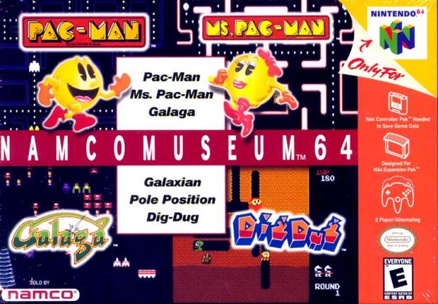 Front Cover for Namco Museum 64 (Nintendo 64)