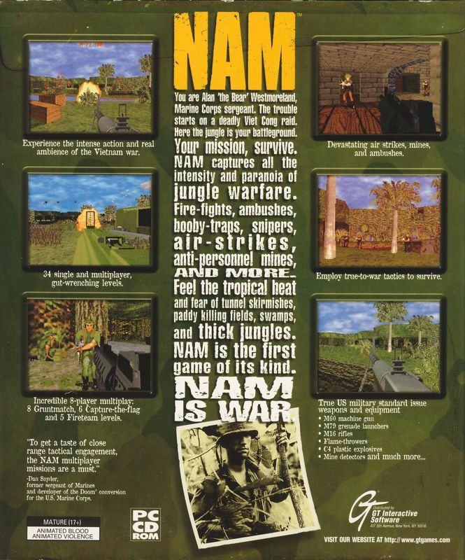 Back Cover for NAM (DOS)