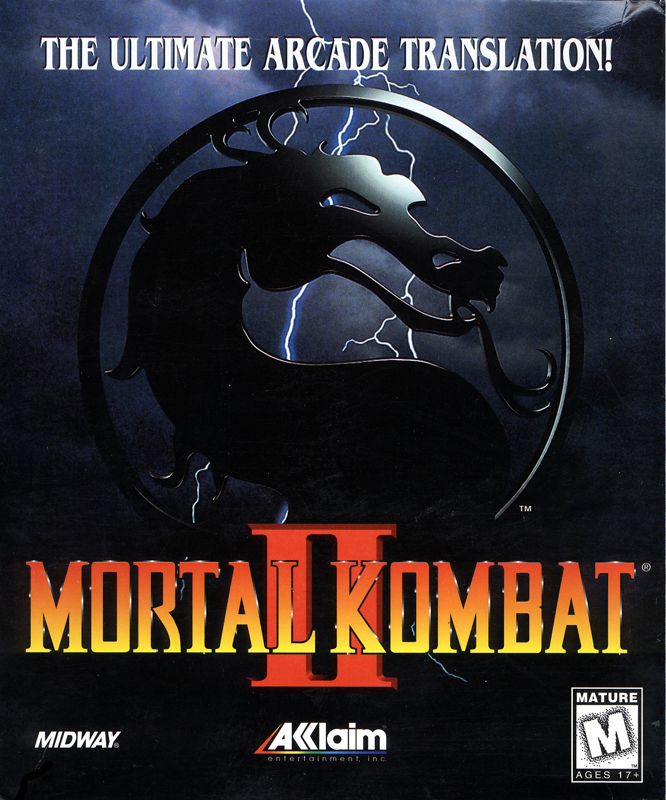 Mortal Kombat 2 II Play Station 1 PS1 Acclaim Sony Game Software