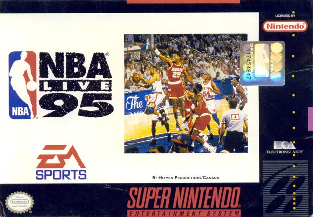 Front Cover for NBA Live 95 (SNES)