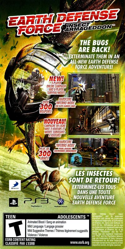 Manual for Gods Eater: Burst (PSP): Back