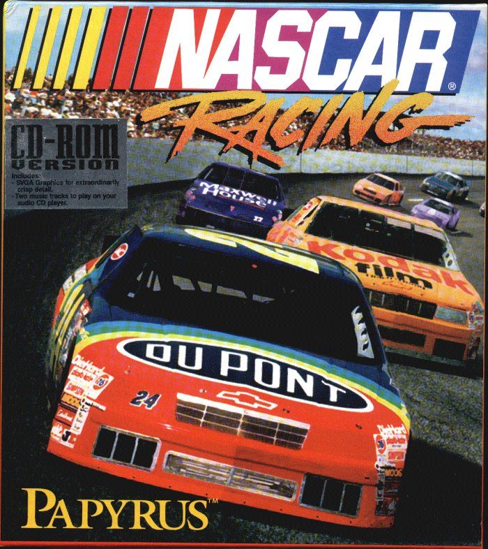 Front Cover for NASCAR Racing (DOS)