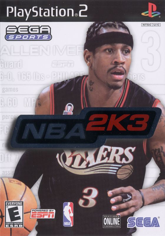 Front Cover for NBA 2K3 (PlayStation 2)