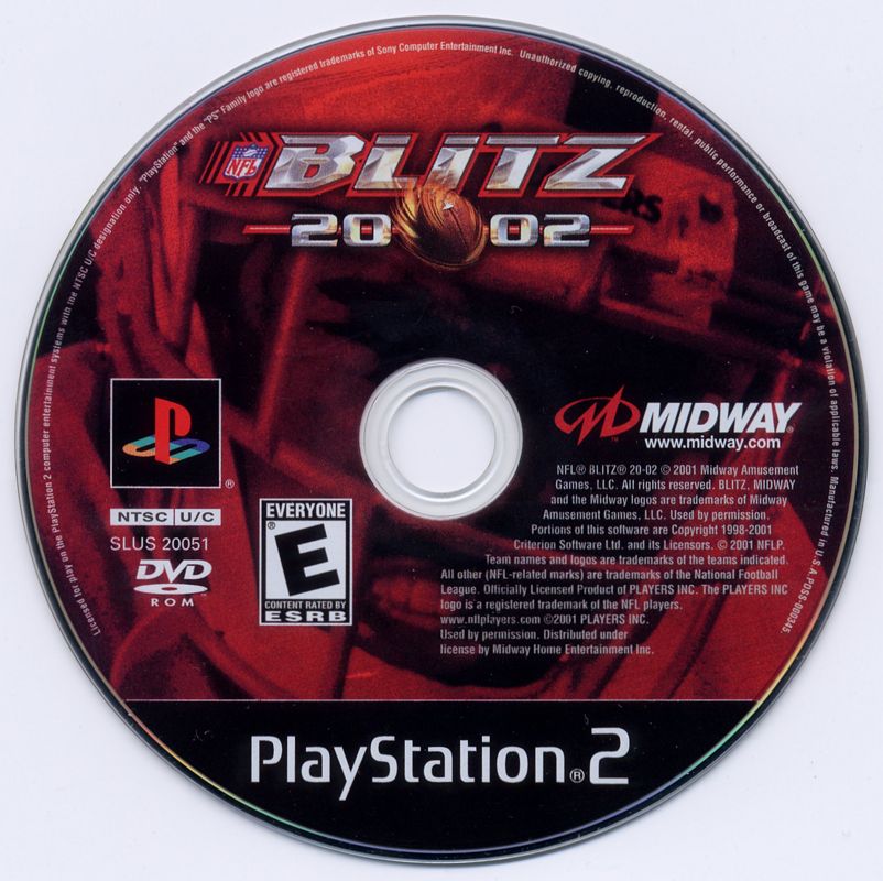Media for NFL Blitz 20-02 (PlayStation 2)