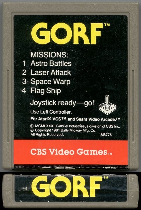 Media for Gorf (Atari 2600)