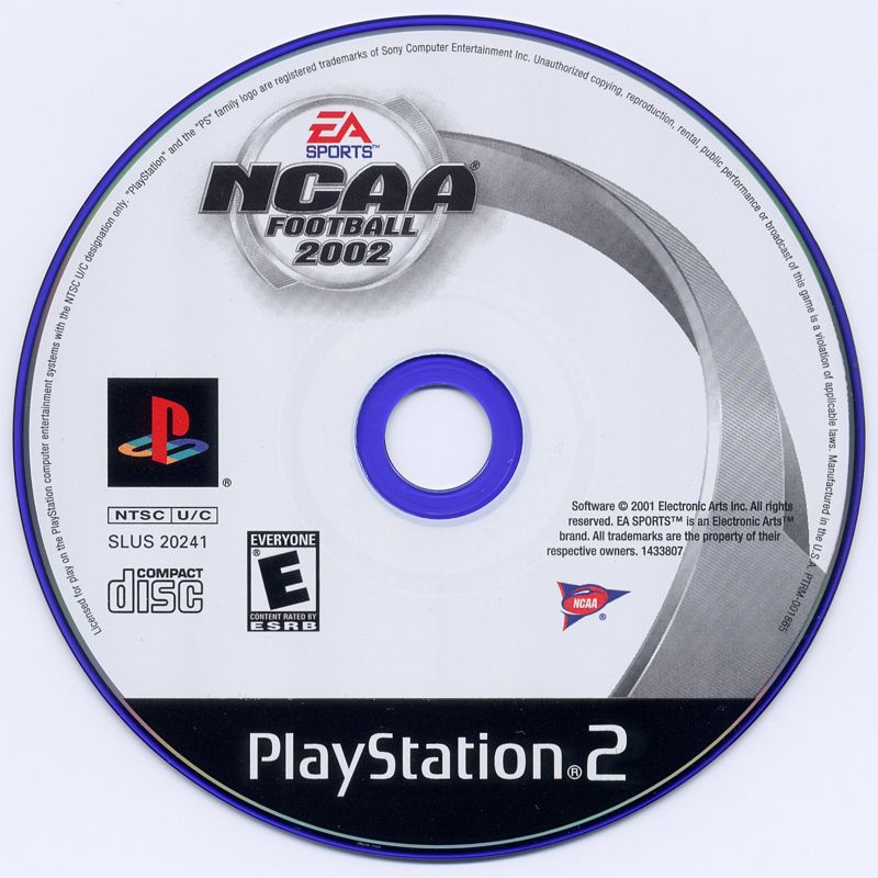 Media for NCAA Football 2002 (PlayStation 2)