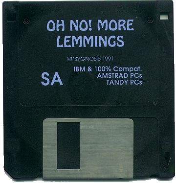 Media for Oh No! More Lemmings (DOS) (Stand-alone version)