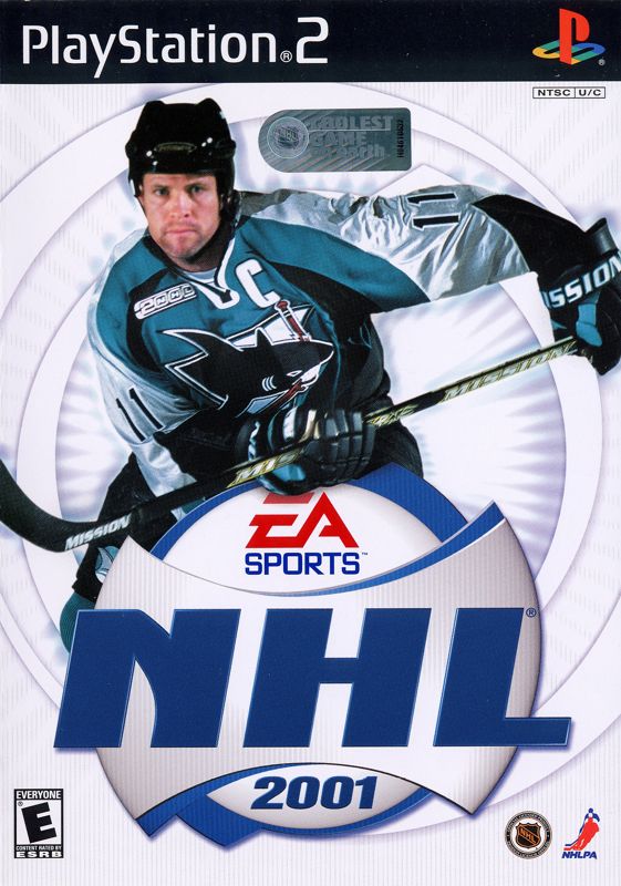 Front Cover for NHL 2001 (PlayStation 2)