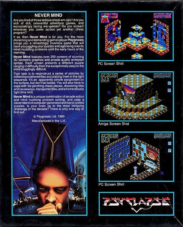 Back Cover for Nevermind (DOS)