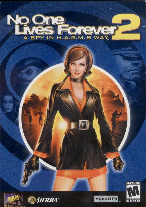 Front Cover for No One Lives Forever 2: A Spy in H.A.R.M.'s Way (Windows)