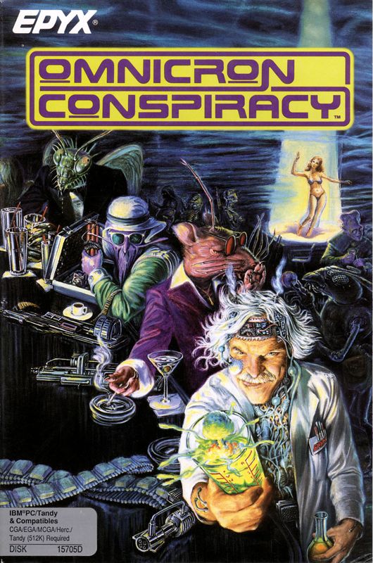 Front Cover for Omnicron Conspiracy (DOS)