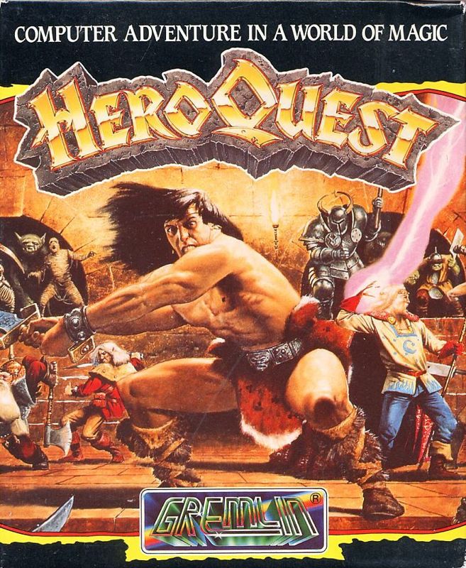 Front Cover for HeroQuest (Commodore 64)