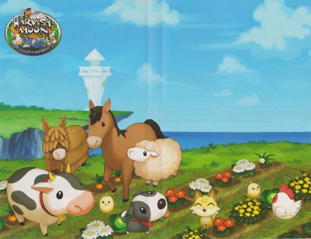 Inside Cover for Harvest Moon: Light of Hope (Nintendo Switch): Complete