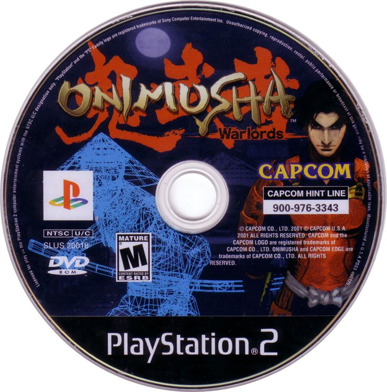 Media for Onimusha: Warlords (PlayStation 2)