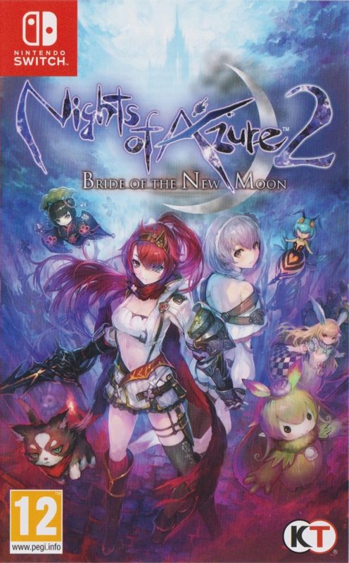 Front Cover for Nights of Azure 2: Bride of the New Moon (Nintendo Switch)