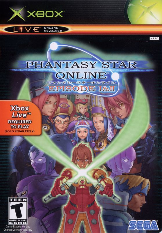 Front Cover for Phantasy Star Online: Episode I & II (Xbox)