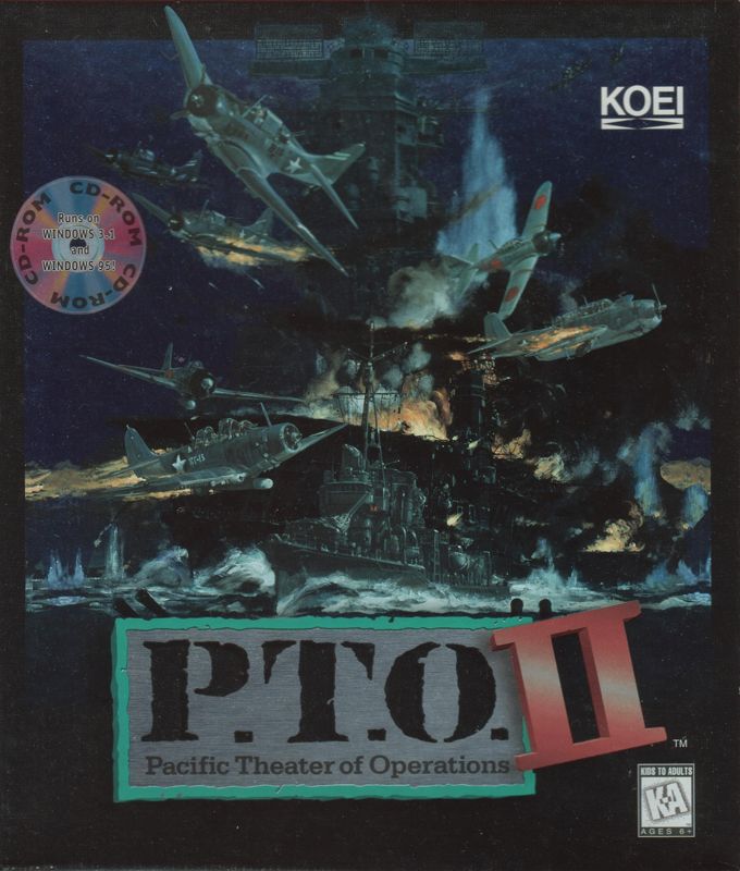 Front Cover for P.T.O.: Pacific Theater of Operations II (Windows and Windows 3.x)