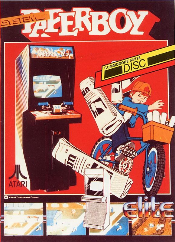 Front Cover for Paperboy (Commodore 64)