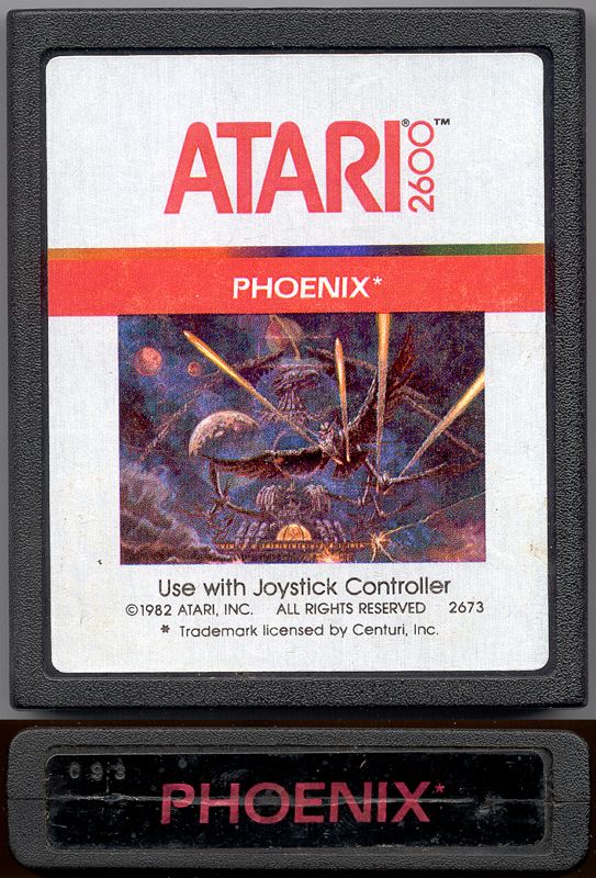 Media for Phoenix (Atari 2600) (1982 release)