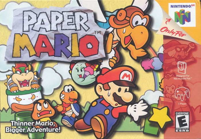 Front Cover for Paper Mario (Nintendo 64)