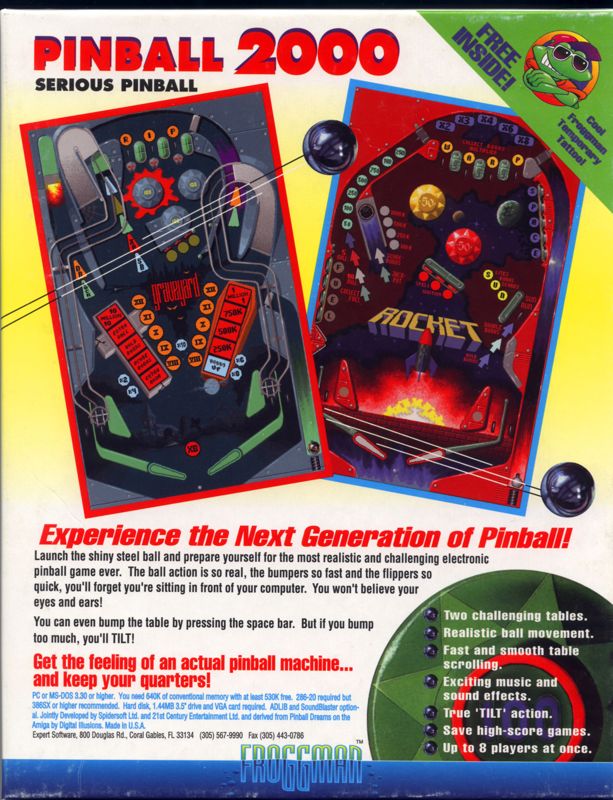 Pinball 2000 cover or packaging material - MobyGames