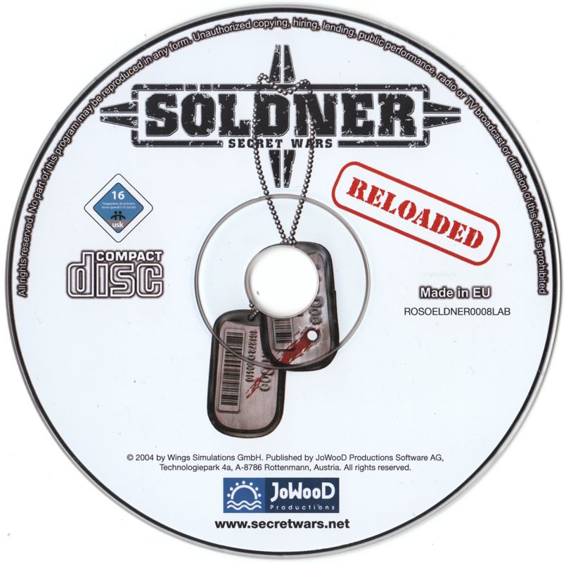 Media for Söldner: Secret Wars - Reloaded (Windows)