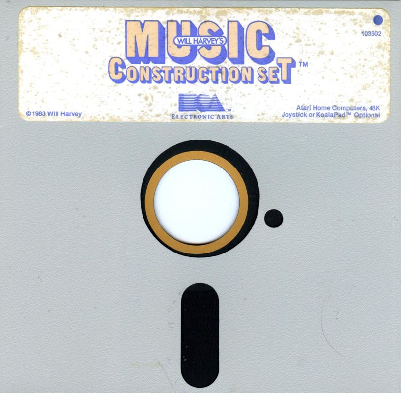 Media for Will Harvey's Music Construction Set (Atari 8-bit)