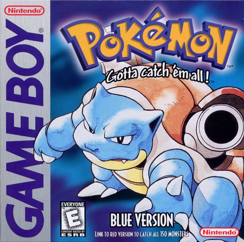 Front Cover for Pokémon Blue Version (Game Boy)