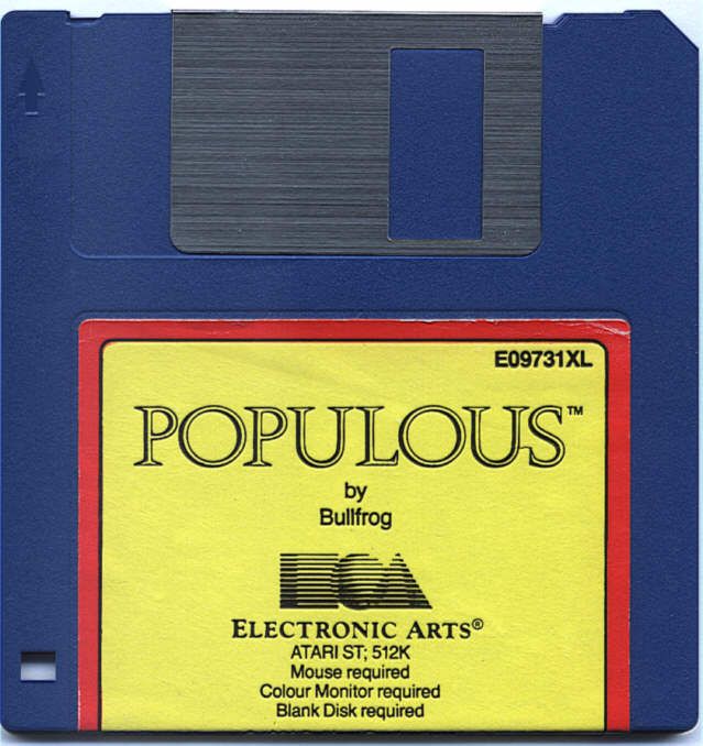 Media for Populous (Atari ST)