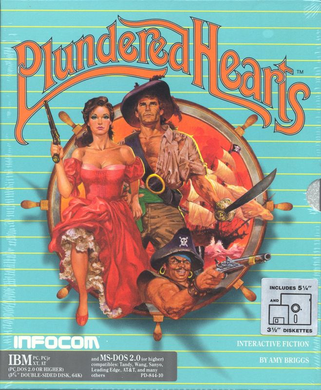Front Cover for Plundered Hearts (DOS)