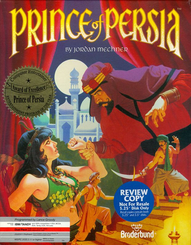 Front Cover for Prince of Persia (DOS)