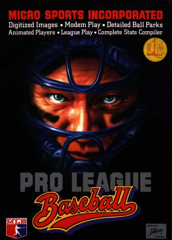 Front Cover for Pro League Baseball (DOS)
