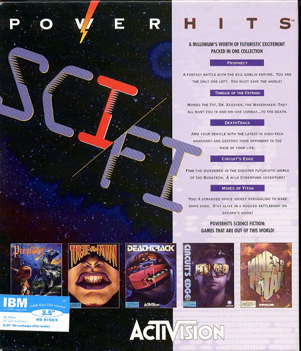 Front Cover for PowerHits Sci/Fi (DOS)