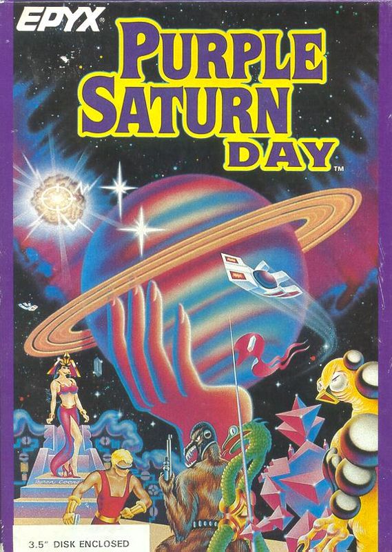 Front Cover for Purple Saturn Day (DOS)