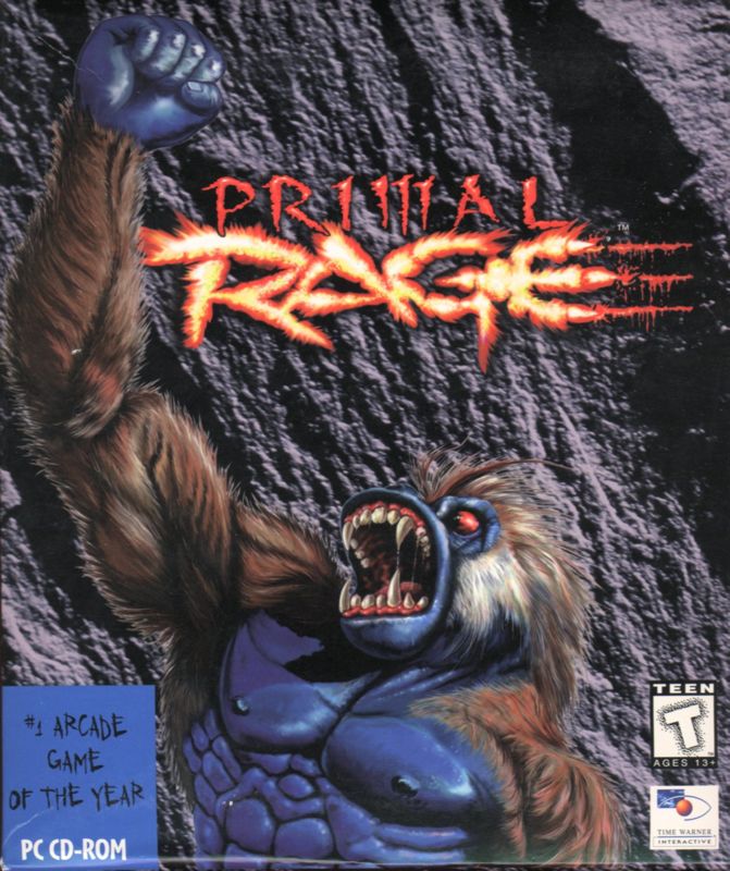 Front Cover for Primal Rage (DOS)