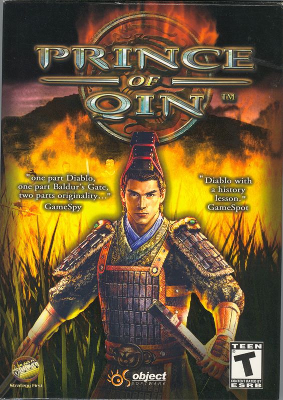 Front Cover for Prince of Qin (Windows)