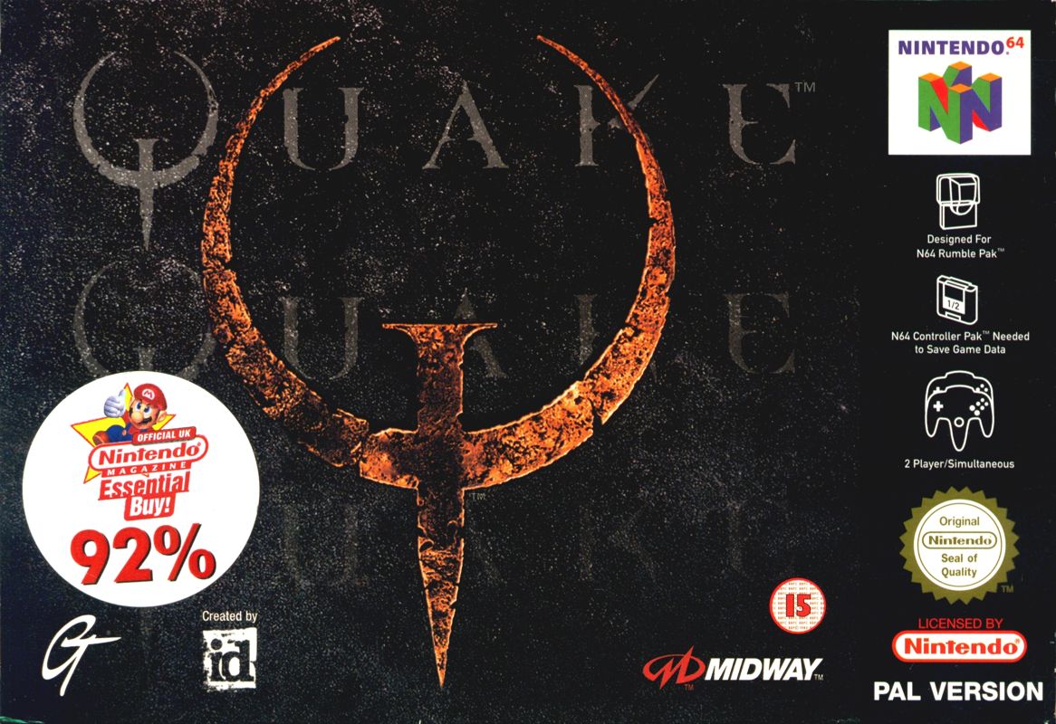 Front Cover for Quake (Nintendo 64)