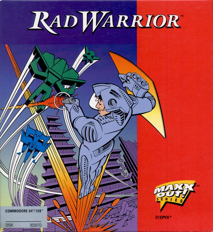 Front Cover for Rad Warrior (Commodore 64)