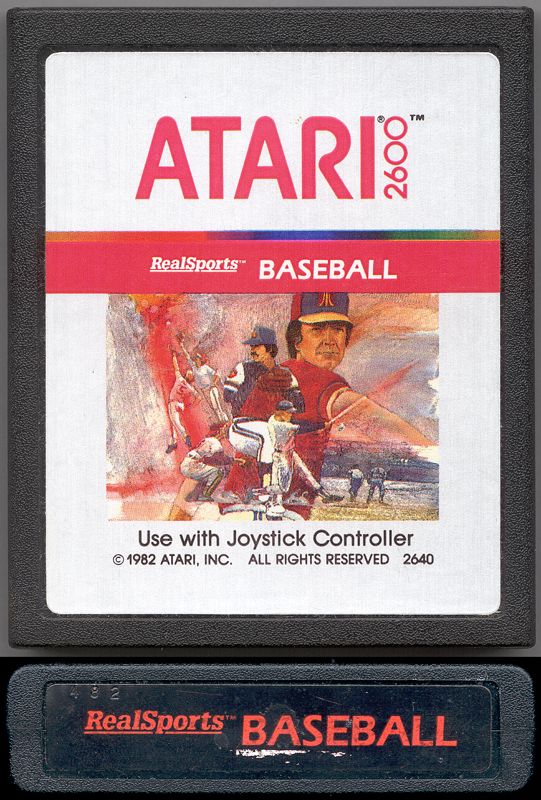 Media for RealSports Baseball (Atari 2600) (1982 release)