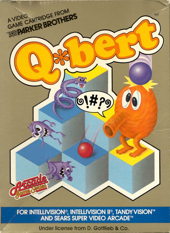 Front Cover for Q*bert (Intellivision)