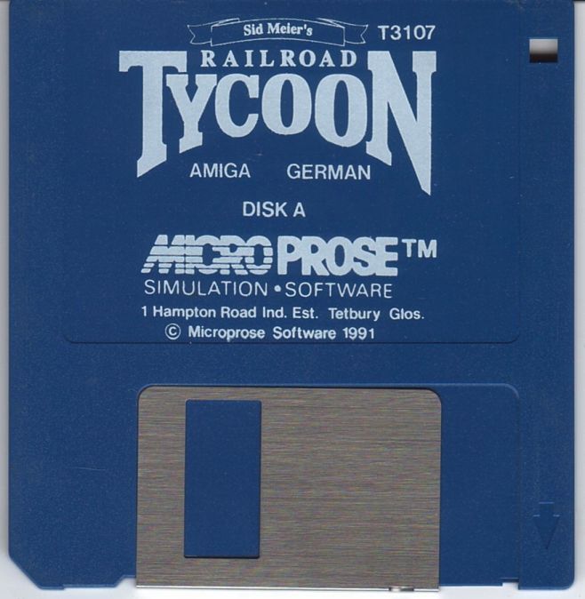 Media for Sid Meier's Railroad Tycoon (Amiga): Disk 1/2