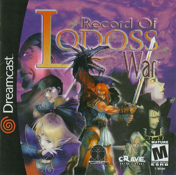 Front Cover for Record of Lodoss War (Dreamcast)