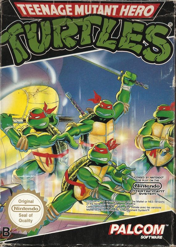 Front Cover for Teenage Mutant Ninja Turtles (NES)
