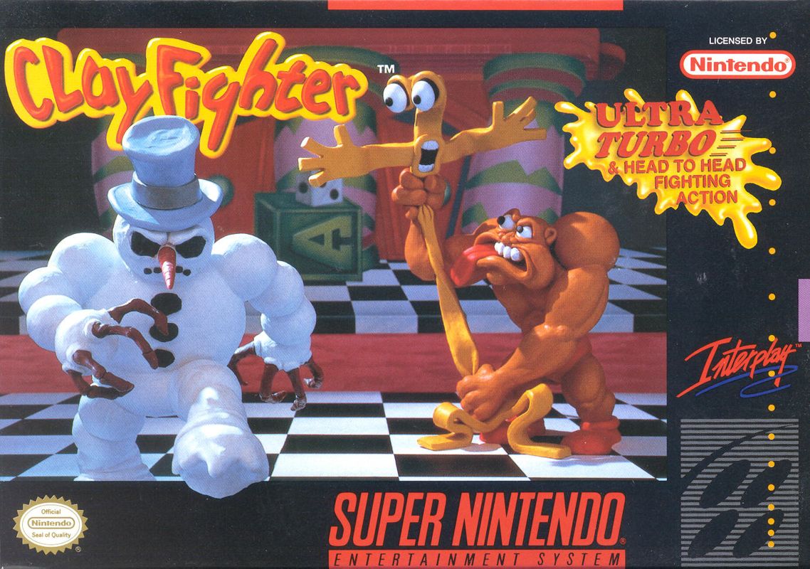 Front Cover for Clay Fighter (SNES)