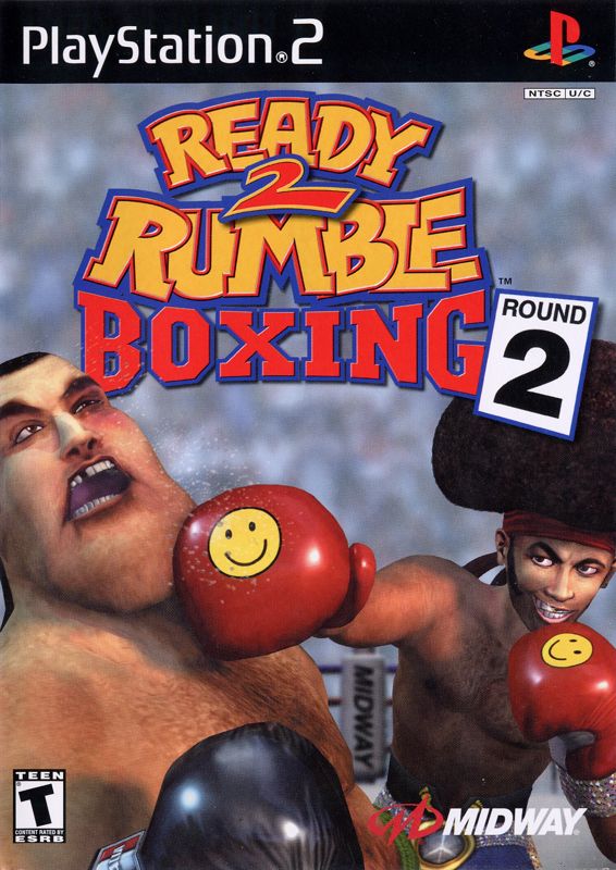 Front Cover for Ready 2 Rumble Boxing: Round 2 (PlayStation 2)