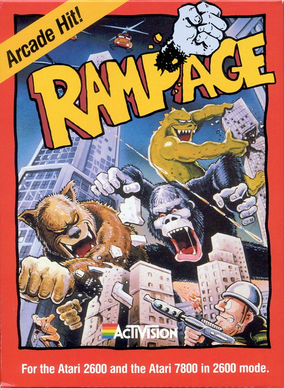 Front Cover for Rampage (Atari 2600)