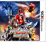 Front Cover for Saban's Power Rangers: Super Megaforce (Nintendo 3DS) (download release)