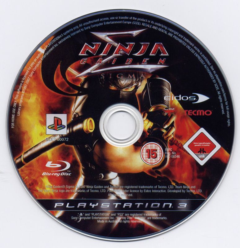 Media for Ninja Gaiden Sigma (PlayStation 3)