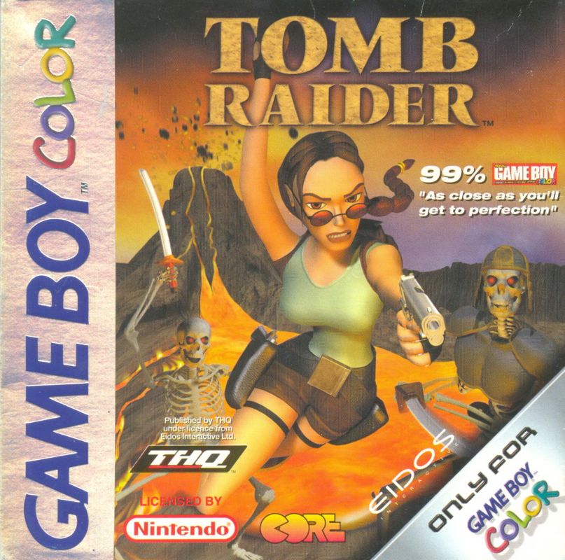 Front Cover for Tomb Raider Starring Lara Croft (Game Boy Color)